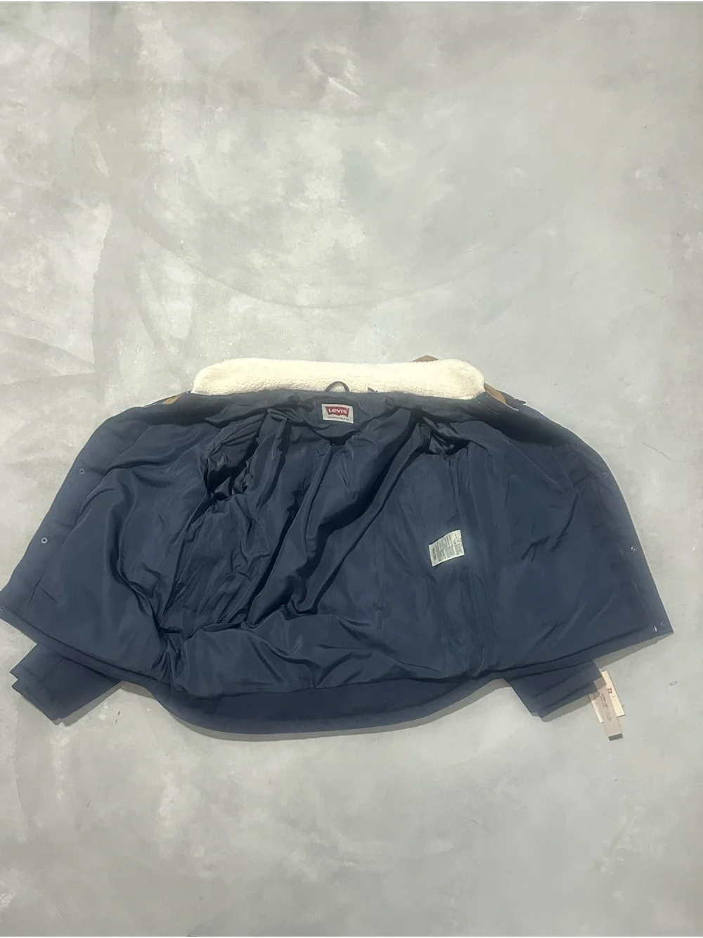 Levi’s Mixed Media Insulated Puffer Jacket XXL Sherpa Ultra Loft NWT Mens